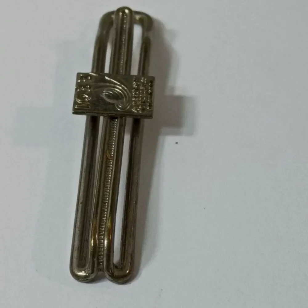 Vintage 1988 Commemorative Gold Tone Tie Bar – Men's Retro Tie Clip Badge